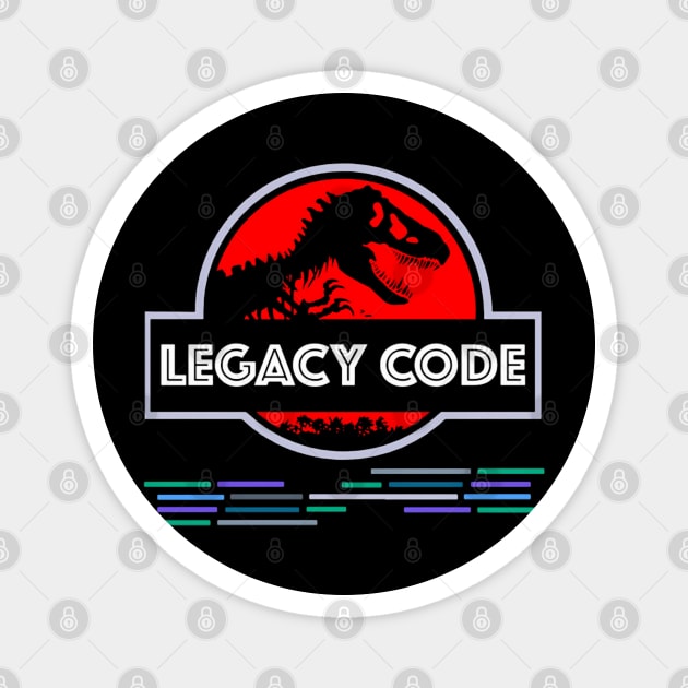 Developer Legacy Code Magnet by Ink Lines